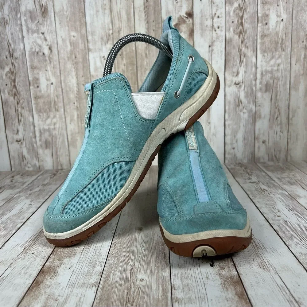 COLUMBIA BOUE Suede Water‎ Shoes - Womens 10